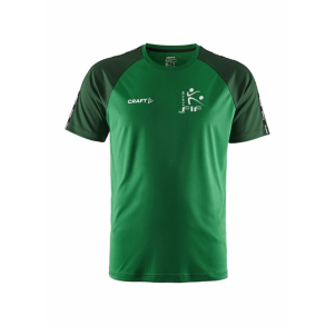 HJERM FIF Kamp T-shirt, Gr�n Dame. Inkl. Nummer p� Ryg