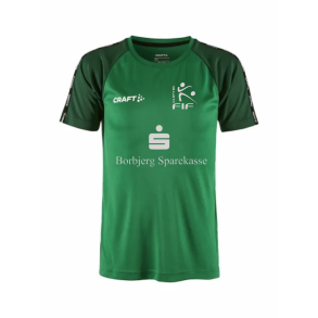 HJERM FIF Kamp T-shirt, B�rn. Inkl. Nummer p� Ryg