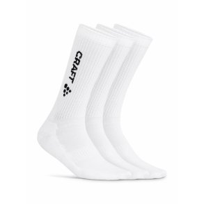 HJERM FIF Indoor 3-Pack Sock, Sort & Hvid