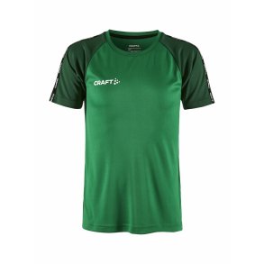 HJERM FIF Kamp T-shirt, Gr�n B�rn. Inkl. Nummer p� Ryg
