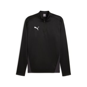 Struer Boldklub Tr�ningstr�je m. half zip, sort voksen. Inkl. tryk
